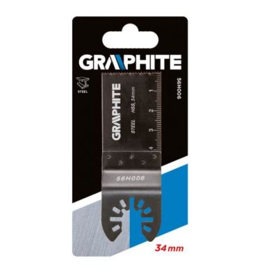 Brzeszczot HSS do metalu 34mm GRAPHITE  (56H006)